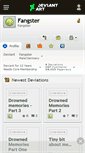 Mobile Screenshot of fangster.deviantart.com