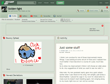 Tablet Screenshot of golden-light.deviantart.com