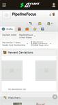 Mobile Screenshot of pipelinefocus.deviantart.com
