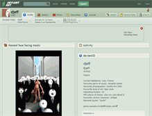 Tablet Screenshot of djeff.deviantart.com