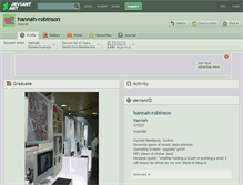 Tablet Screenshot of hannah-robinson.deviantart.com