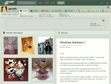 Tablet Screenshot of jarreth.deviantart.com