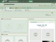 Tablet Screenshot of friendsarethebest.deviantart.com