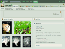 Tablet Screenshot of ozzys-gurl.deviantart.com
