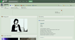 Desktop Screenshot of clom24.deviantart.com