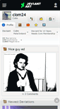 Mobile Screenshot of clom24.deviantart.com