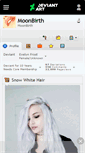 Mobile Screenshot of moonbirth.deviantart.com