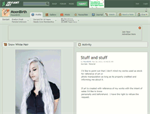 Tablet Screenshot of moonbirth.deviantart.com