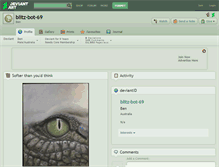 Tablet Screenshot of blitz-bot-69.deviantart.com