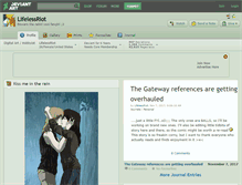 Tablet Screenshot of lifelessriot.deviantart.com
