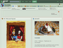 Tablet Screenshot of gweniala.deviantart.com