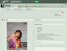 Tablet Screenshot of jimmjrg.deviantart.com