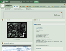 Tablet Screenshot of ezekielnin.deviantart.com