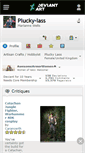 Mobile Screenshot of plucky-lass.deviantart.com