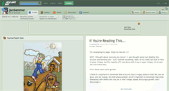Desktop Screenshot of jambammer.deviantart.com