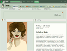 Tablet Screenshot of canfas.deviantart.com