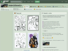 Tablet Screenshot of hatakexmitarashi.deviantart.com