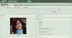 Desktop Screenshot of caracat.deviantart.com