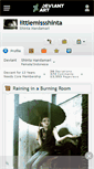 Mobile Screenshot of littlemissshinta.deviantart.com