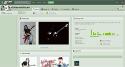 Desktop Screenshot of guitars-and-rock.deviantart.com