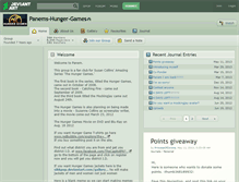Tablet Screenshot of panems-hunger-games.deviantart.com