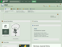 Tablet Screenshot of essui.deviantart.com