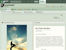 Tablet Screenshot of moonlitnite87.deviantart.com