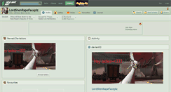 Desktop Screenshot of lordshenrapefaceplz.deviantart.com