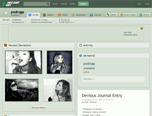 Tablet Screenshot of podruga.deviantart.com