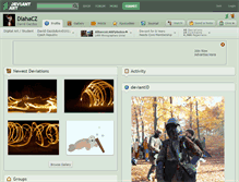 Tablet Screenshot of dlahacz.deviantart.com