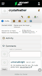 Mobile Screenshot of crystalfeather.deviantart.com