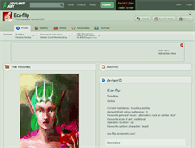 Tablet Screenshot of eca-flip.deviantart.com
