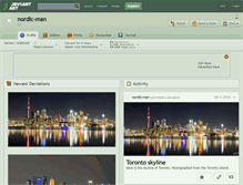Tablet Screenshot of nordic-man.deviantart.com