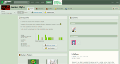 Desktop Screenshot of monster-high.deviantart.com
