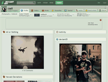 Tablet Screenshot of csali.deviantart.com