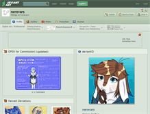 Tablet Screenshot of nerevars.deviantart.com