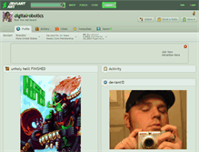 Tablet Screenshot of digitalrobotics.deviantart.com