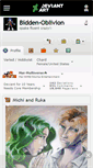 Mobile Screenshot of bidden-oblivion.deviantart.com