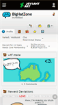 Mobile Screenshot of bighatzone.deviantart.com