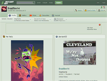 Tablet Screenshot of frostfire14.deviantart.com