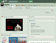 Tablet Screenshot of cemuzan.deviantart.com