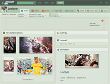 Tablet Screenshot of lexstyle.deviantart.com