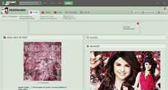 Desktop Screenshot of mickimonster.deviantart.com