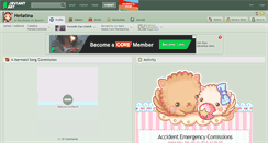 Desktop Screenshot of hellatina.deviantart.com