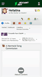 Mobile Screenshot of hellatina.deviantart.com