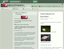 Tablet Screenshot of beginnersphotography.deviantart.com