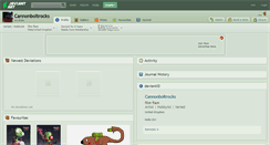 Desktop Screenshot of cannonboltrocks.deviantart.com