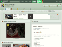 Tablet Screenshot of akatsukiafiliated.deviantart.com
