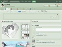 Tablet Screenshot of koolit13.deviantart.com