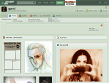 Tablet Screenshot of cgaratl.deviantart.com